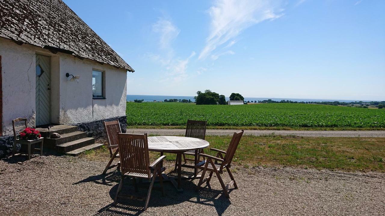 Ferienwohnung Glamping Och Gardslagenhet Mellan Himmel Och Hav Skivarp Exterior foto